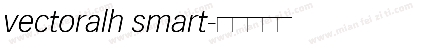 vectoralh smart字体转换